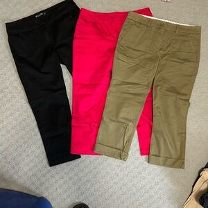 3pair capris